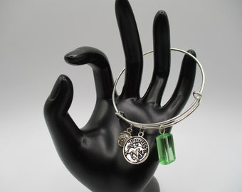 Taurus the Trustworthy Bangle in Green