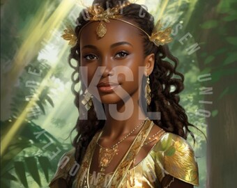 Ebony Elven Woman Set