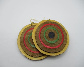 Adinkrahene Band Colors Earrings