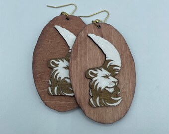 Lion's Akoben Earrings