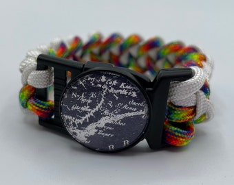 Silver Sky Paracord Bracelet