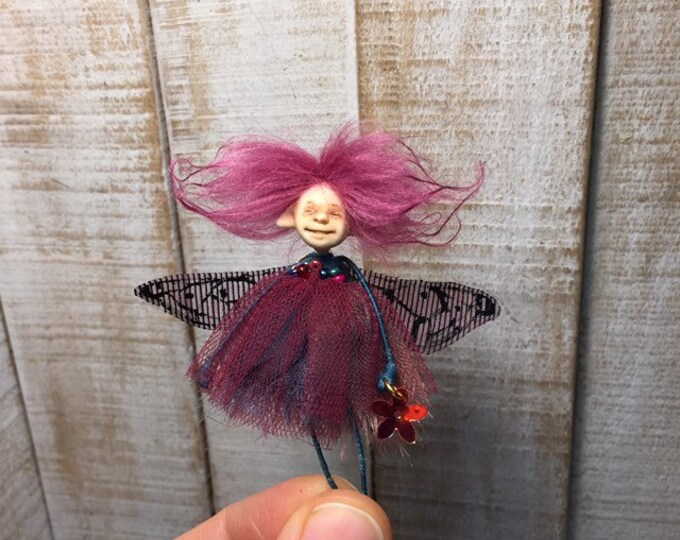 Tiny Fairy Doll Art Doll Enchanted Forest Woodland Fairy Etsy