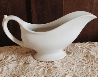 Antique Ironstone Gravy Boat