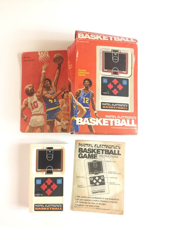 mattel electronic basketball game