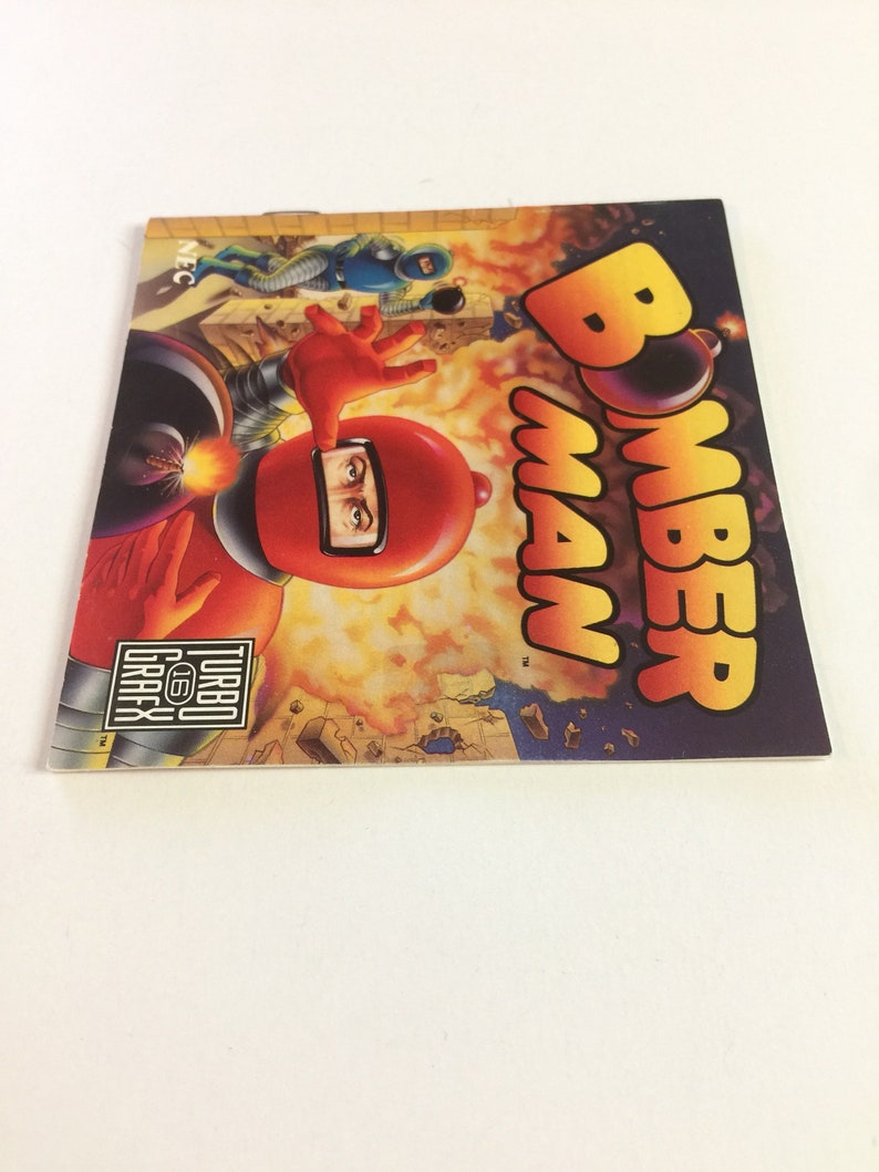 Original BOMBER MAN Manual for Turbo Grafx 16