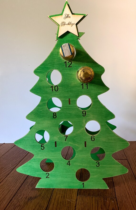 pic Advent Calendar Svg File mini wine bottle advent calendar svg digital file only advent calendar file glowforge file glowforge basic or plus laser file