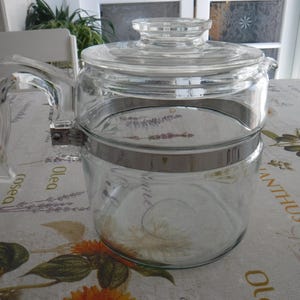 Vintage Pyrex Flameware 7756 Coffee Pot 6 Cup NO Percolator Basket