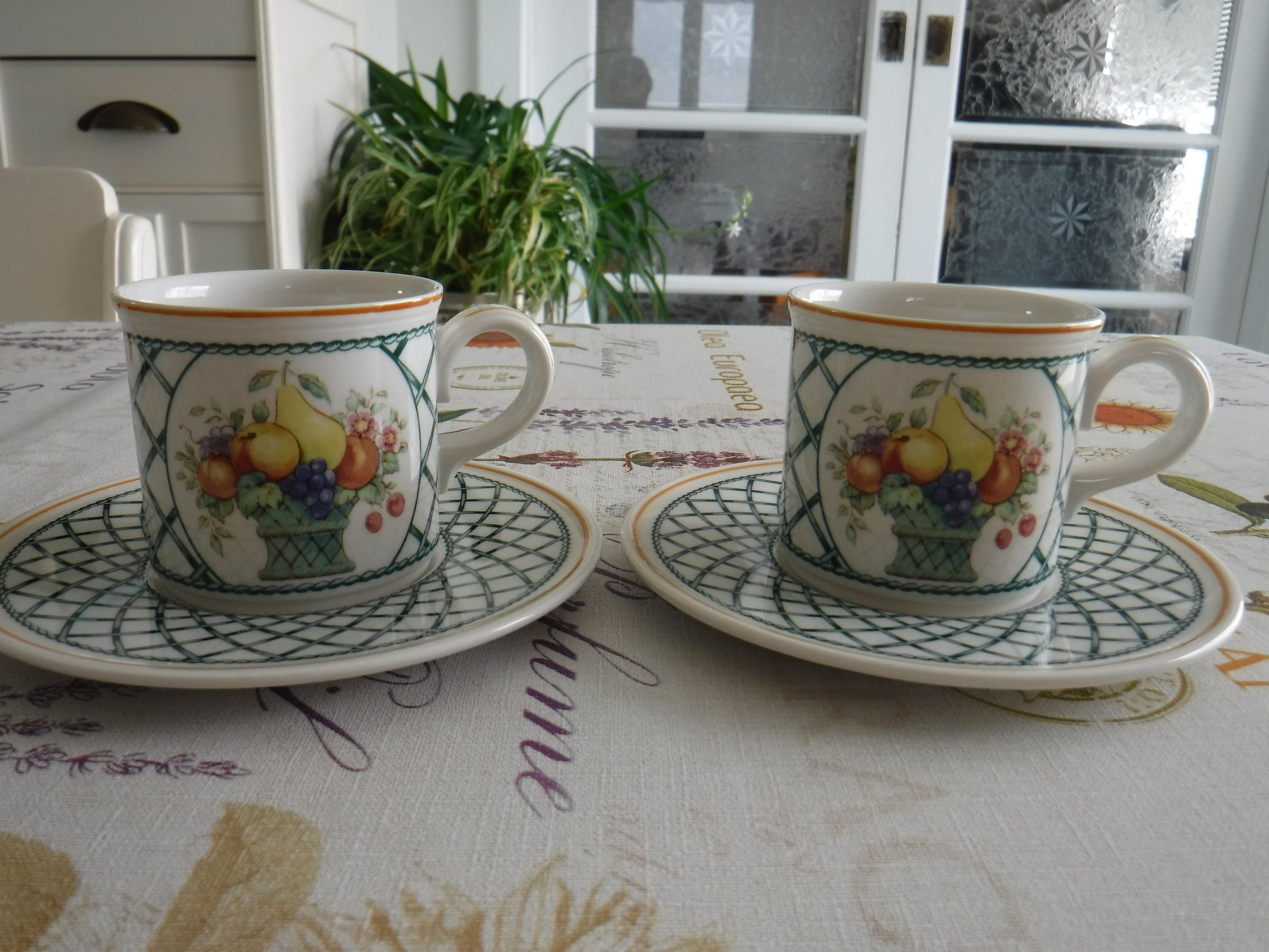 Villeroy and Boch Basket Tea Set - Etsy