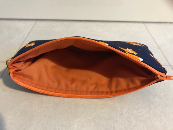 Fox Personalised Pencil Case -pen Pouch With Choice of