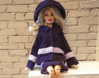 Purple and mauve outfit for Barbie