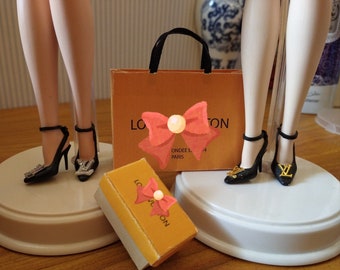 Chaussures de luxe L pour Poppy Parker, FR, Monogram, Barbie, Silkstone et Muse