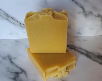 Turmeric Honey Lemongrass Soap, Handmade Soap, All Natural Soap