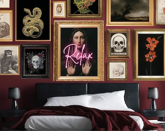 Eclectic Gallery Wall Art Set: Maximalist Decor (Digital Download)