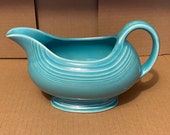 Fiesta Gravy Sauce Boat (Rare turquoise color)
