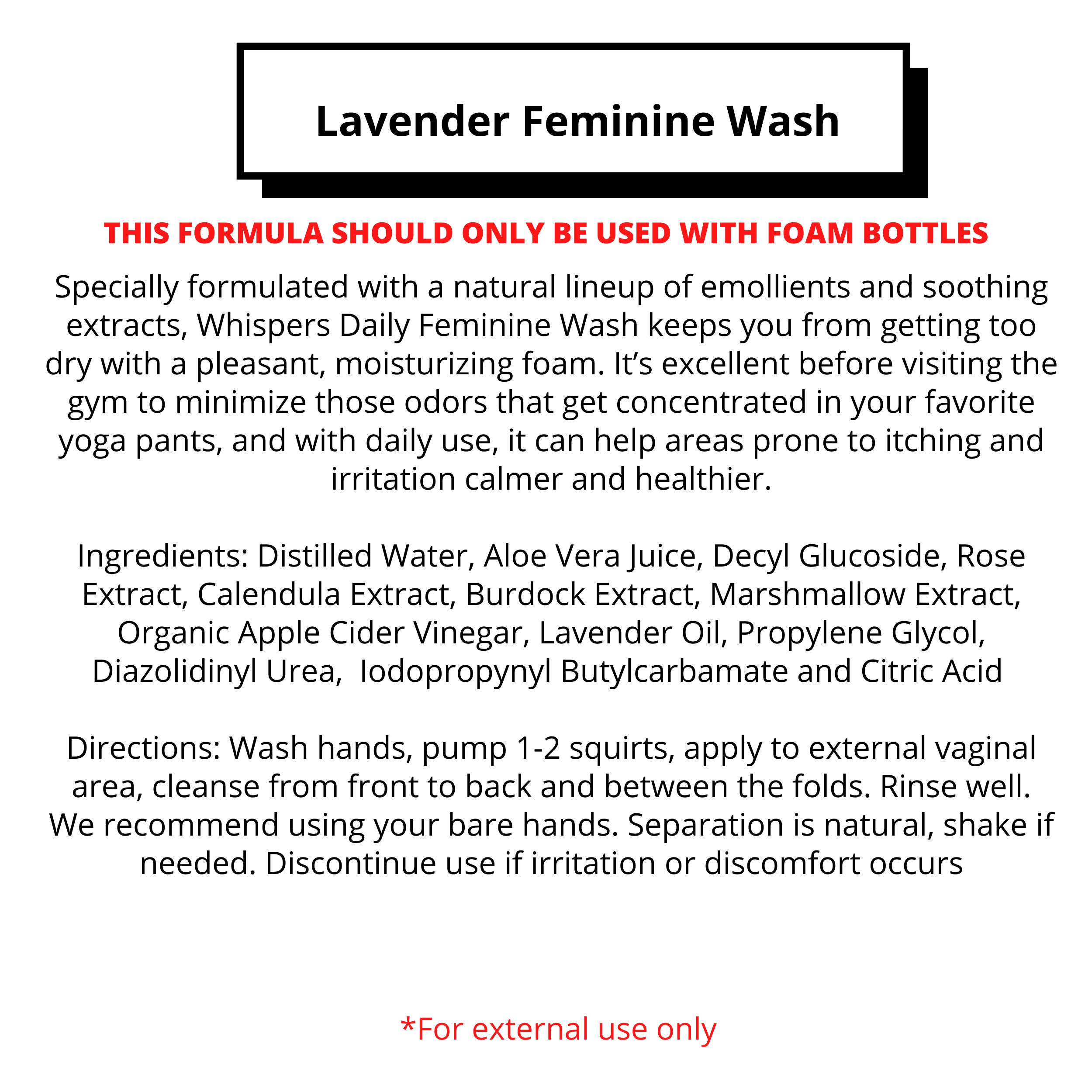 Bulk Feminine Wash 128 Oz You Package and Label Etsy