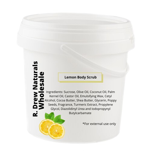 Bulk - Lemon deals Poppy Scrub - 60 oz - You Package and Label