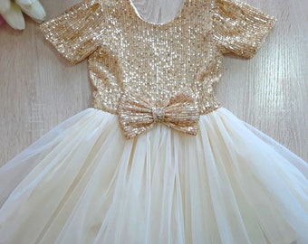 black and gold dress for kids