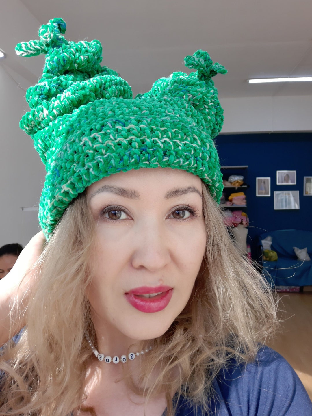 Chowder Beanie Hat Handmade Crochet Chowder Hat Etsy