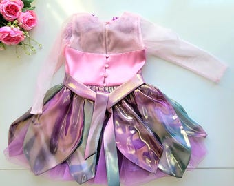 ふわふわモンスター兄弟セット、チュチュドレス＆ユニセックスTシャツ、誕生日コスチューム