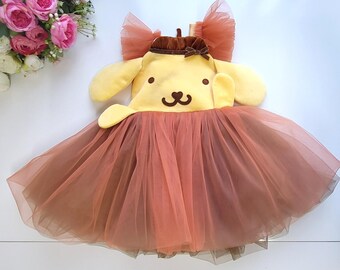 手作りのかわいい子犬ドレス、ぬいぐるみコスチューム、幼児のホリデー衣装
