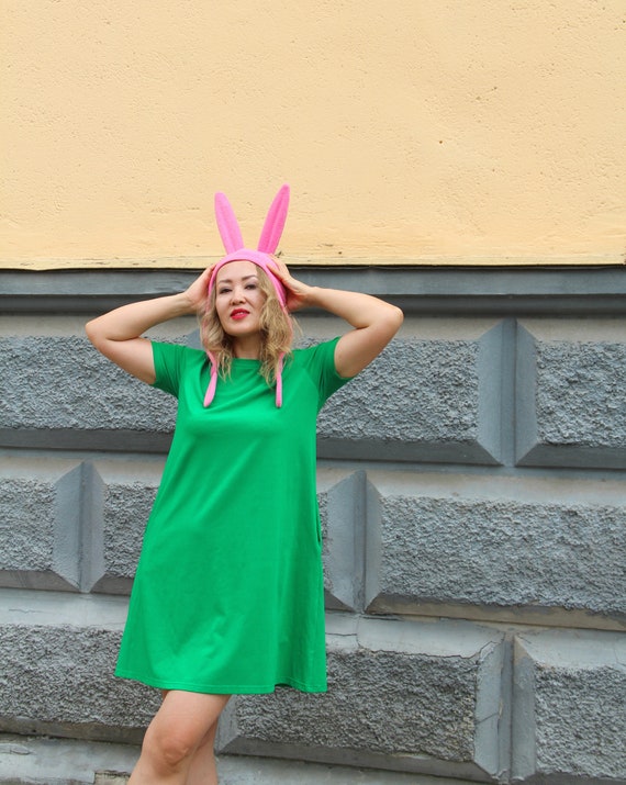 Bob's Burgers Louise Belcher Bunny Ears hat Pink bunny ears hat