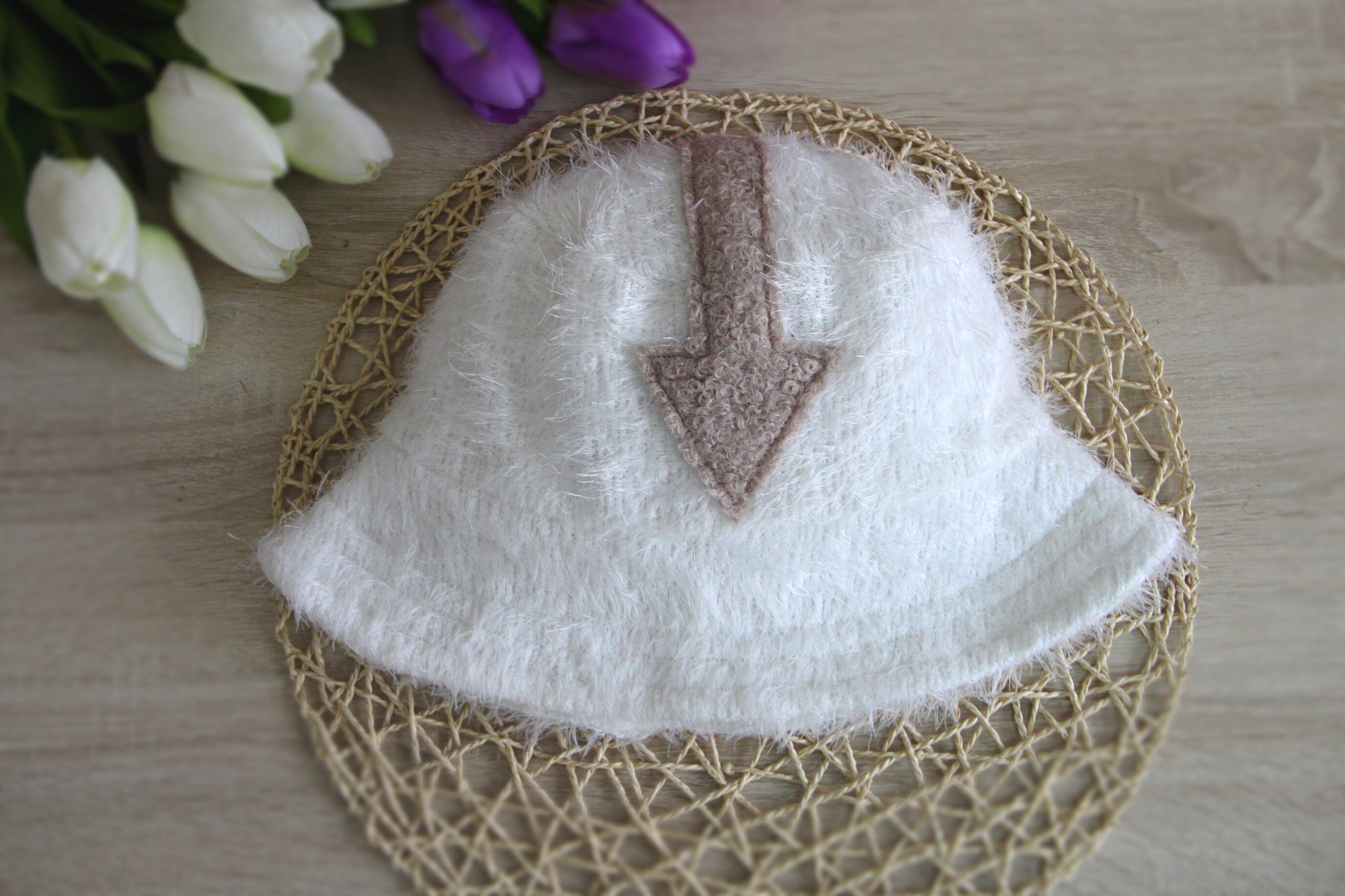 Appa bucket hat White fliffy trendy appa hat. Etsy