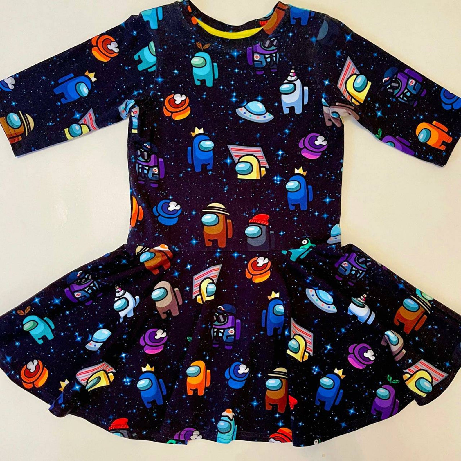 Among Us Birthday Dress Among Us Costume Among Us Dress for Etsy