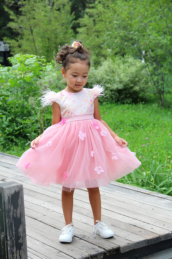 happy rose flower girl dress