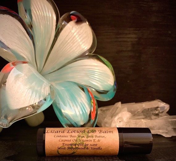 Lizard Lotion Lip Balm Etsy