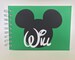 Disney Autograph Book Personalized Mickey Mouse Green Classic Collection Disneyworld Disneyland Disney Cruise Memory Signature Book 