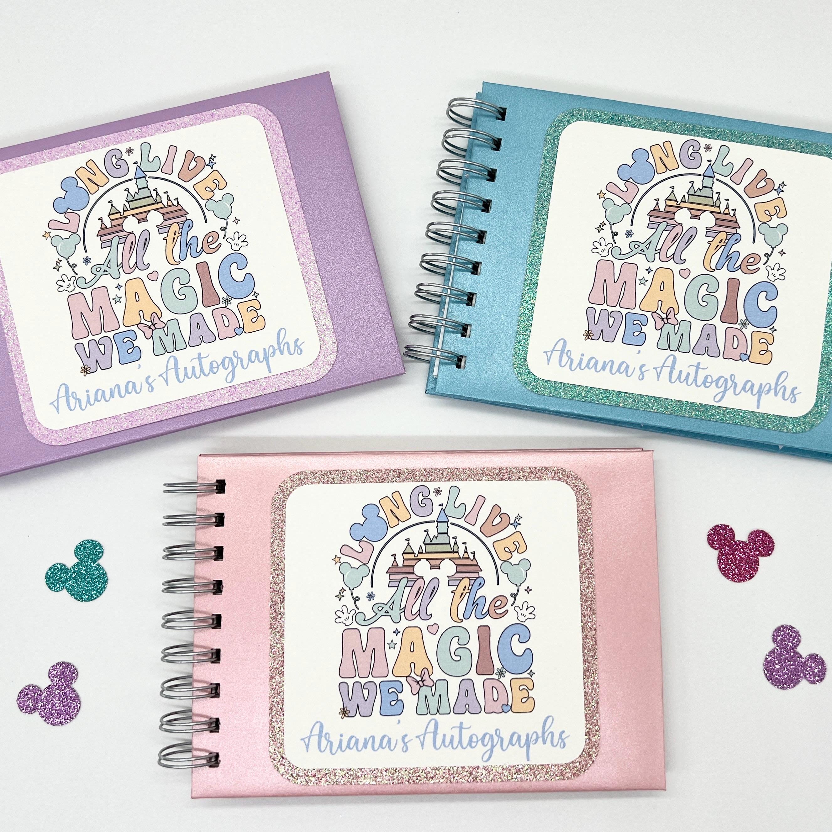 Personalized Disney Autograph Book, Long Live All the Magic We Made, Autograph and Photo Album, Memory Book, Signature Book