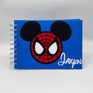 Personalized Spiderman Autograph Book, Disney Marvel Album