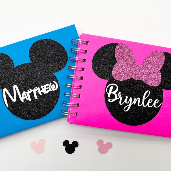 Disney Autograph Book, Neon Brights Collection, Glitter Mouse, Photo Album, Memory Book, Signature Book