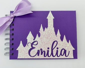 Disney Autograph Book, Princess Castle, Personalized Signature Book, Disney World, Disneyland