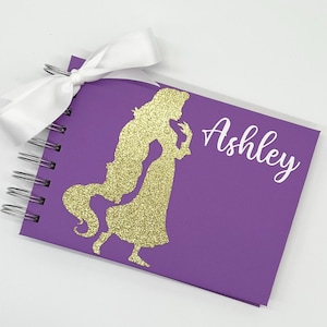 Disney Autograph Book Rapunzel, Disney Princess, Personalized, Disney World, Disneyland, Disney Cruise, Signature Book