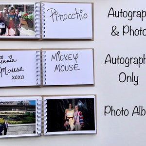 Personalized Stitch Autograph Book, Glitter Stitch, Disney World, Disneyland, Memory Book, Photo Album image 2