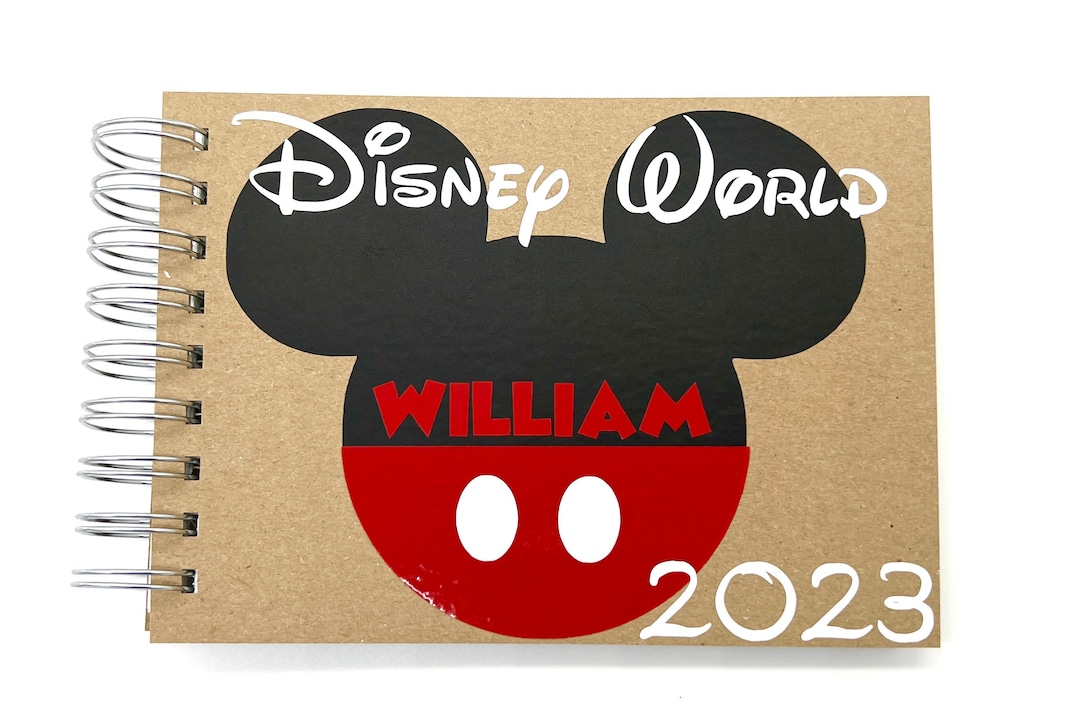 2023 Disney Autograph Book Personalized Classic Mickey Mouse Etsy 日本