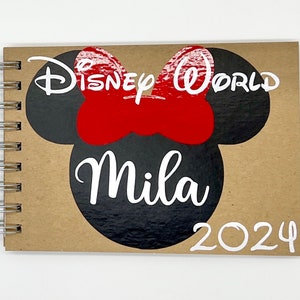 2024 Disney Autograph Book Minnie Mouse Disney World Disneyland Disney Cruise Photo Album Memory Book Signature Book