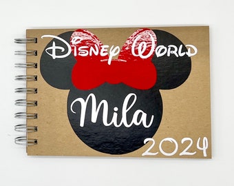 2024 Disney Autograph Book Minnie Mouse Disney World Disneyland Disney Cruise Photo Album Memory Book Signature Book