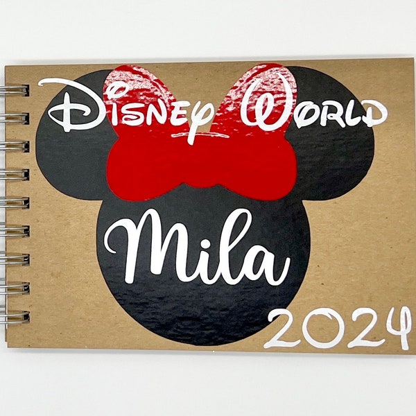 2024 Disney Autograph Book Minnie Mouse Disney World Disneyland Disney Cruise Photo Album Memory Book Signature Book