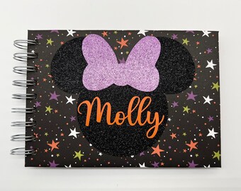 Halloween Disney Autograph Book, Minnie Mouse, Disney World, Disneyland, Photo Album, Signature Book, Personalized