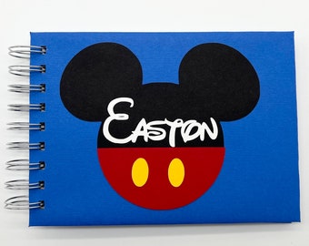 Disney Autograph Book Mickey Mouse Personalized Disney World Disneyland Disney Cruise Signature Photo Album