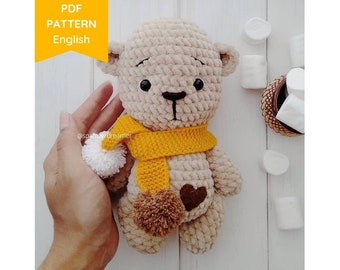 HAAKPATROON Knuffelbeer, eenvoudige amigurumi-tutorial