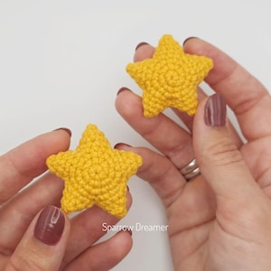Patrón de mini estrella de ganchillo Amigurumi: PDF en inglés (NO apto para principiantes) imagen 2
