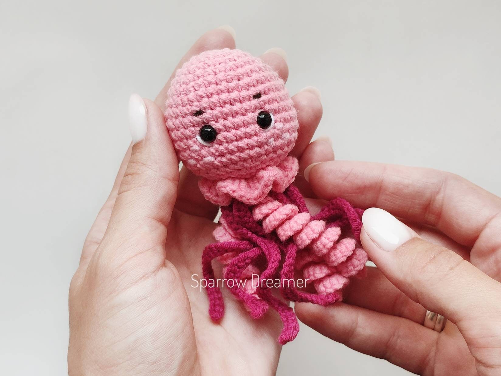 Amigurumi PATTERN Crochet Jellyfish Mini Sea Animals Patterns Etsy
