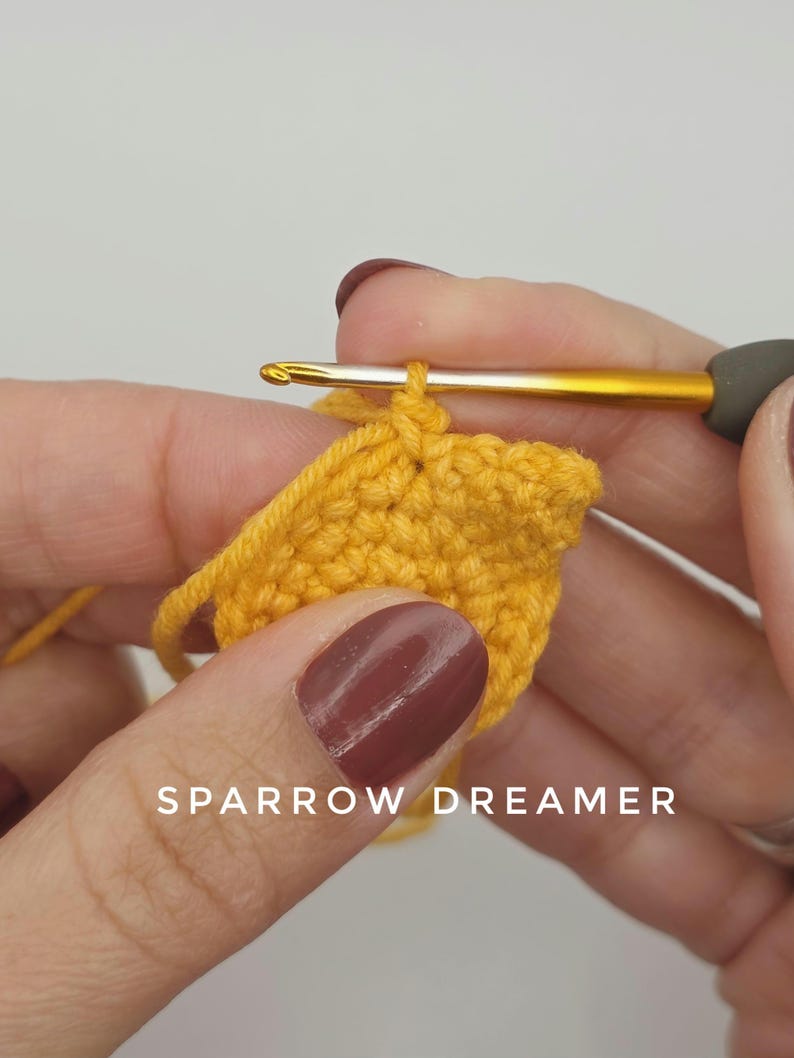 Patrón de mini estrella de ganchillo Amigurumi: PDF en inglés (NO apto para principiantes) imagen 6