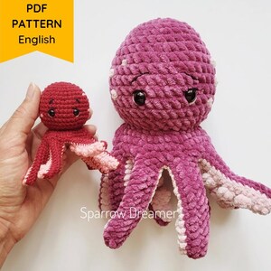 Haakpatroon zeedieren amigurumi: 5-in-1 bundel voor schildpad, pelikaan, kwal, zeepaardje en octopus (pdf in ENG) afbeelding 15