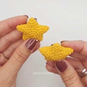 Patrón de mini estrella de ganchillo Amigurumi: PDF en inglés (NO apto para principiantes) imagen 3