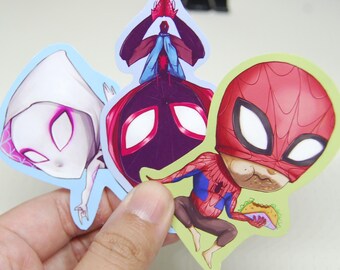 Pegatina de Spider-Man: Un nuevo universo