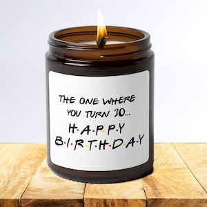Candle Label - 30th Birthday Gift for Her - 40th Birthday Gifts for Women - 50th Birthday Gift for Women - Gifts for Best Friend Female